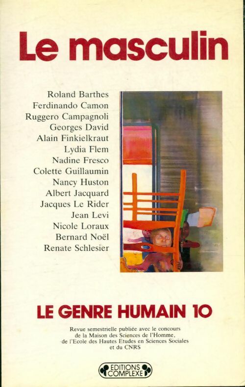 Livrenpoche : Le genre humain n°10 : Le masculin - Collectif - Livre