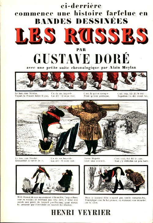 Les russes ou histoire dramatique pittoresque et caricaturale de la sainte Russie - Gustave Doré -  Henri Veyrier GF - Livre