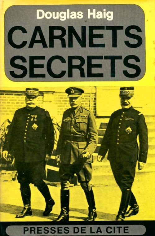 Livrenpoche : Carnets secrets - Douglas Haig - Livre