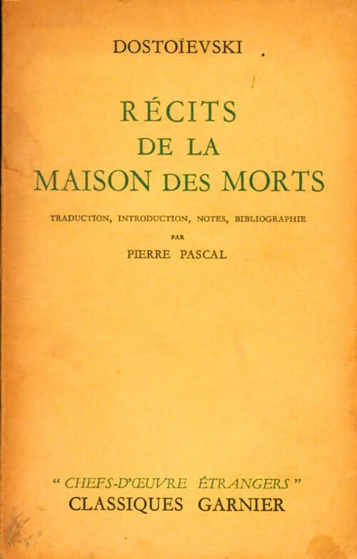 Livrenpoche : Récits de la maison des morts - Fedor Dostoïevski - Livre