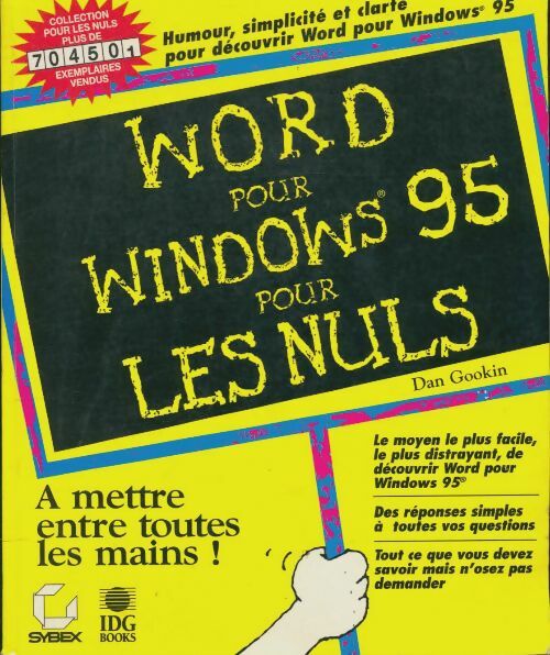 Livrenpoche : Word pour Windows 95 pour les nuls - Dan Gookin - Livre