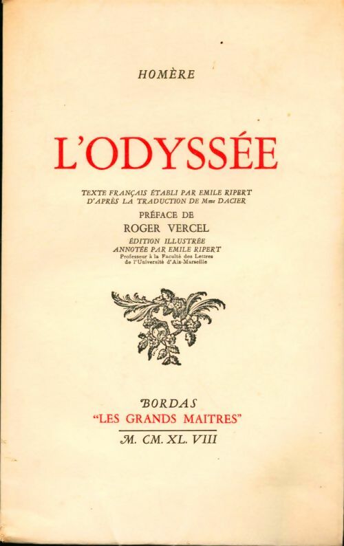 Livrenpoche : L'odyssée  - Homère - Livre