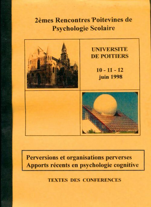 Livrenpoche : 2ème rencontres poitevines de psychologie scolaire - Collectif - Livre