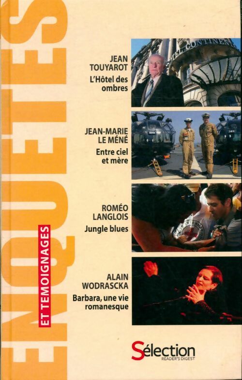 Livrenpoche : L'hotel des ombres / Entre ciel et mère / Jungle blues / Barbara, une vie romanesquz - Collectif - Livre