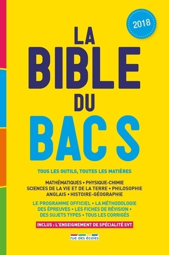 Livrenpoche : La bible du bac S 2018 - Collectif - Livre
