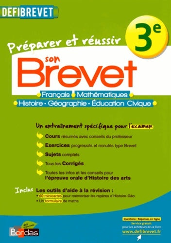 Livrenpoche : Préparer et réussir son brevet 3e - Collectif - Livre