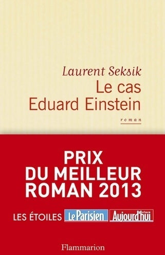 Livrenpoche : Le cas Eduard Einstein - Laurent Seksik - Livre