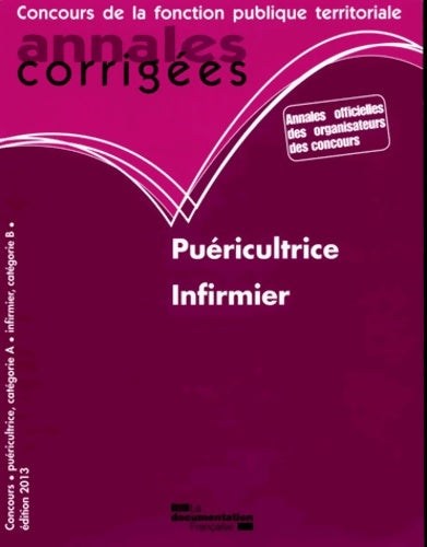Livrenpoche : Puéricultrice - infirmier - Cig Petite Couronne - Livre