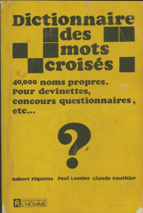 Livrenpoche : Dictionnaire des mots croisés - Collectif - Livre