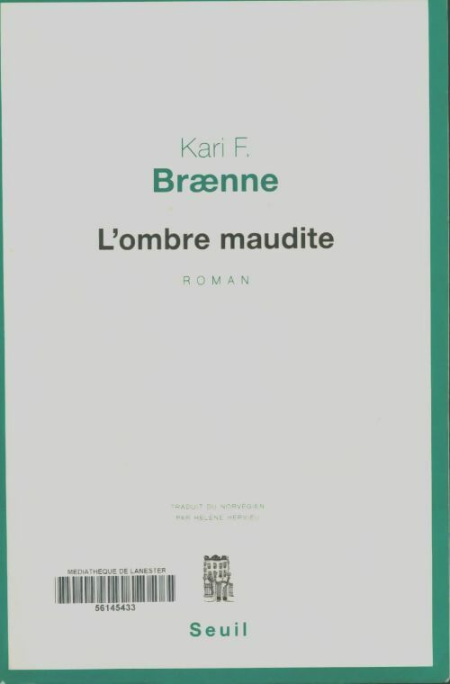 Livrenpoche : L'ombre maudite - Kari F. Braenne - Livre