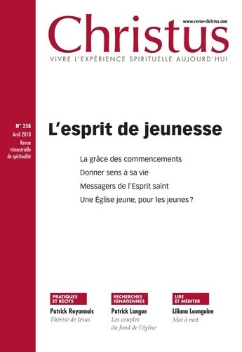 Livrenpoche : Christus n°258 : L'esprit de jeunesse - Collectif - Livre