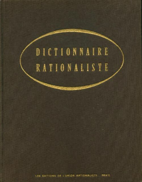 Livrenpoche : Dictionnaire rationaliste - Collectif - Livre