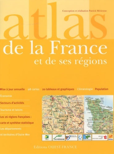 Livrenpoche : Atlas de la France et de ses régions - Patrick Mérienne - Livre