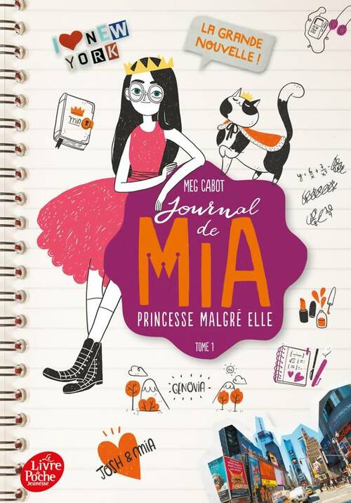 Livrenpoche : Journal d'une princesse Tome I : La grande nouvelle - Meg Cabot - Livre