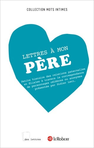 Livrenpoche : Lettres à mon père - Didier Lett - Livre