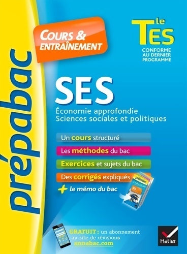 Livrenpoche : SES Terminale ES spécifique & spécialité - Jean-Claude Drouin - Livre