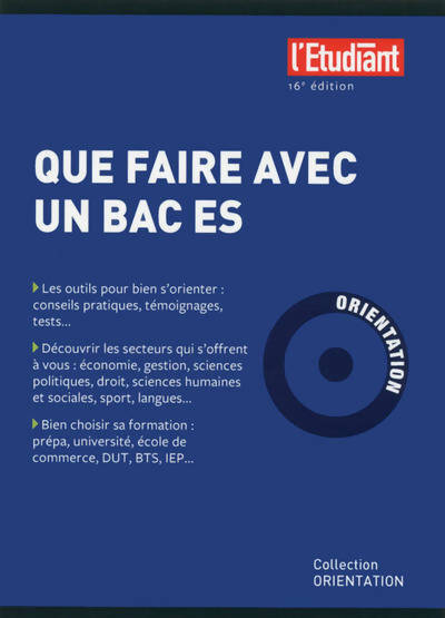 Livrenpoche : Que faire avec un bac ES ? - Bruno Magliulo - Livre