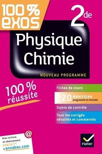 Livrenpoche : Physique-chimie Seconde. Exercices résolus - Nathalie Benguigui - Livre