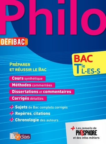 Livrenpoche : Philosophie Terminales L, ES, S - Christian Roche - Livre