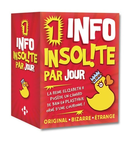 Livrenpoche : Une info insolite par jour 2015 - Collectif - Livre