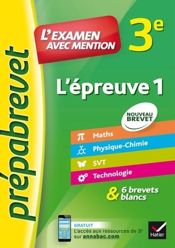Livrenpoche : L'épreuve écrite 1 3e - Caroline Bureau - Livre