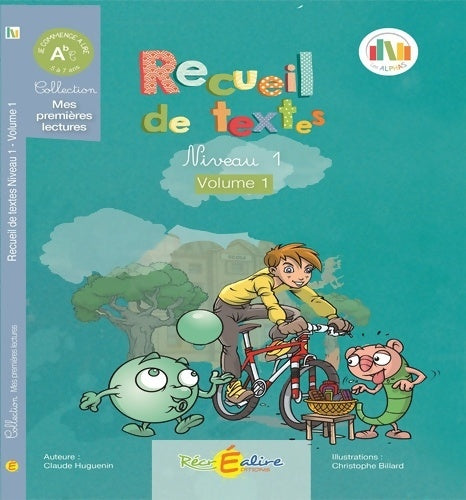 Recueil de textes progressifs tome 1 - Claude Huguenin - Livre
