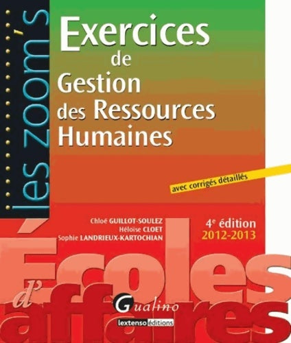 Livrenpoche : Exercices de gestion des ressources humaines avec corrigés détaillés - Héloïse Cloet - Livre
