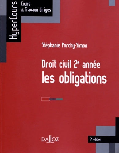 Livrenpoche : Droit civil 2e année : Les obligations - Stéphanie Porchy-Simon - Livre