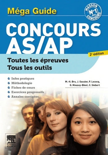 Livrenpoche : Méga guide concours AS/AP - Marie-Henriette Bru - Livre