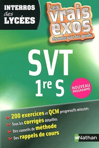 Livrenpoche : SVT 1ère S - Thomas Brisbout - Livre