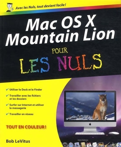 Livrenpoche : Mac Os X Mountain Lion pour les nuls - Bob Levitus - Livre
