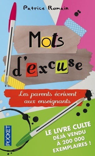 Livrenpoche : Mots d'excuse - Patrice Romain - Livre