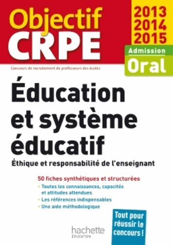 Livrenpoche : Éducation et système éducatif 2013-2014-2015 - Serge Herreman - Livre