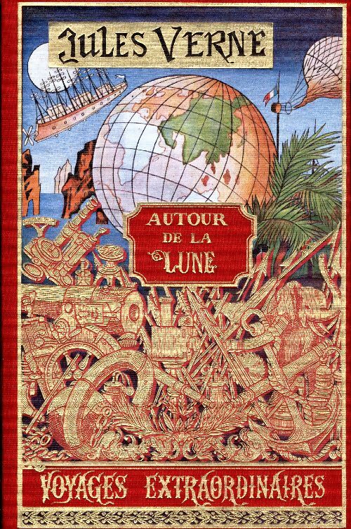 Livrenpoche : Autour de la lune / Un drame dans les airs - Jules Verne - Livre