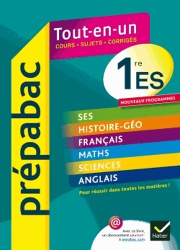 Livrenpoche : Toutes les matières 1ère ES - Jean-Claude Drouin - Livre
