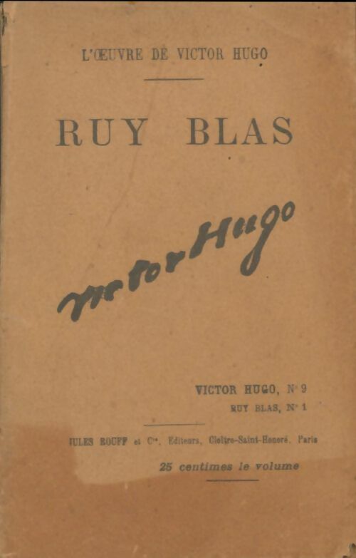 Livrenpoche : Ruy Blas Tome I - Victor Hugo - Livre