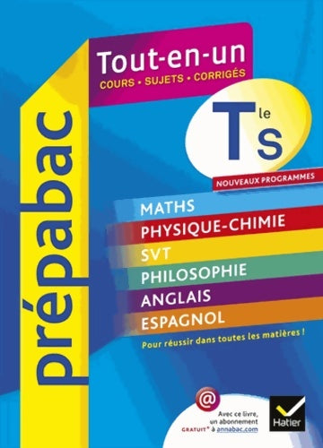 Livrenpoche : Toutes les matières Terminale S - Collectif - Livre