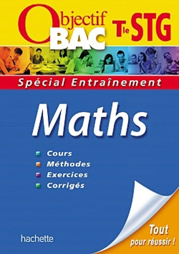 Livrenpoche : Maths Terminale STG - Nathalie Gillet - Livre