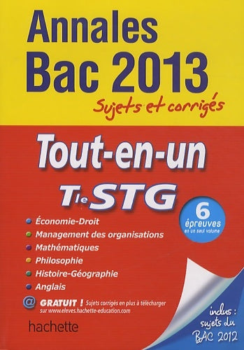 Livrenpoche : Terminale STG Tout-en-un - Corinne Denis - Livre