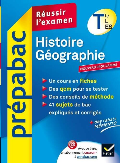 Livrenpoche : Histoire-géographie Terminales L, ES - Anne Vanacore - Livre
