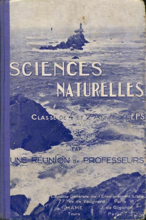 Livrenpoche : Sciences naturelles classe de 4ème et 2ème année des E.P.S. - Collectif - Livre