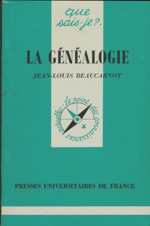 La généalogie - Jean-Louis Beaucarnot - Livre