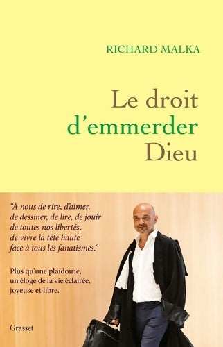 Livrenpoche : Le droit d'emmerder Dieu - Richard Malka - Livre