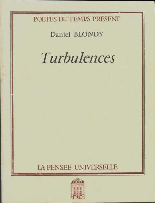 Livrenpoche : Turbulences - Daniel Blondy - Livre