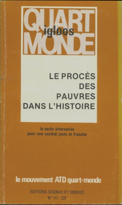Livrenpoche : Igloo n°117 : Le procès des pauvres dans l'histoire - Collectif - Livre