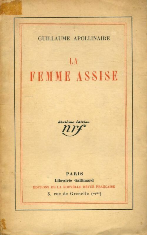 Livrenpoche : La femme assise - Guillaume Apollinaire - Livre