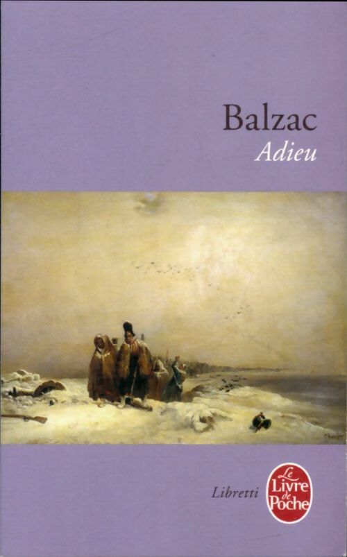 Livrenpoche : Adieu - Honoré De Balzac - Livre