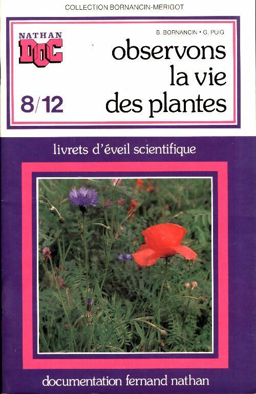 Livrenpoche : Observons la vie des plantes - Collectif - Livre