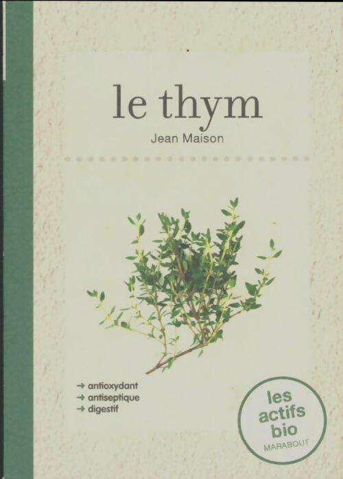 Livrenpoche : Le thym - Jean Maison - Livre