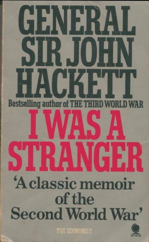 Livrenpoche : I was a stranger - Gal Sir John Hackett - Livre
